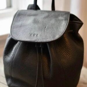 Coach Vintage Monogrammed Backpack Pebbled Leather